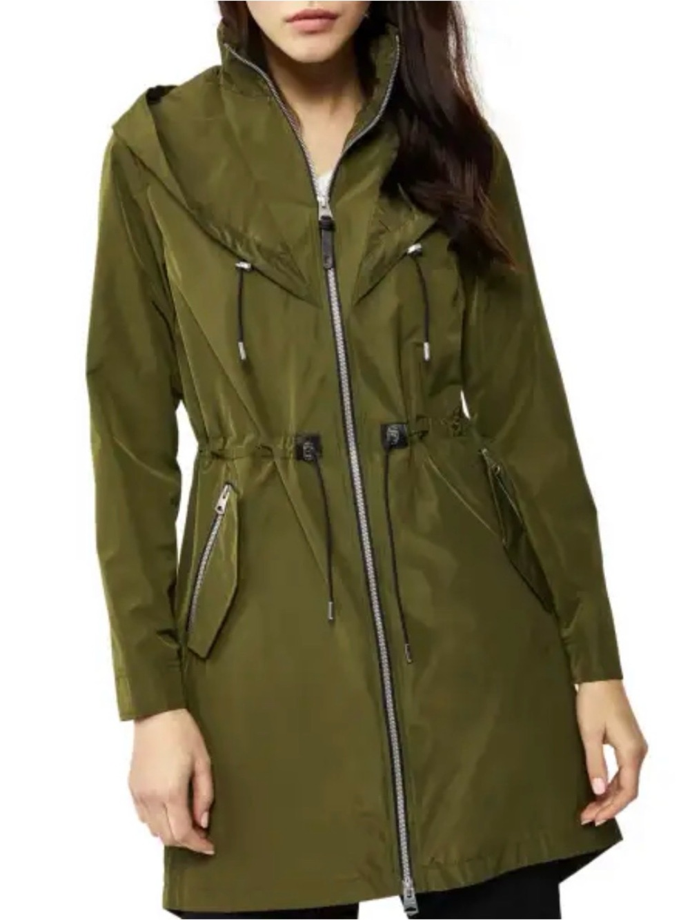 Mackage Franki Hooded Fishtail Parka Rain Jacket
